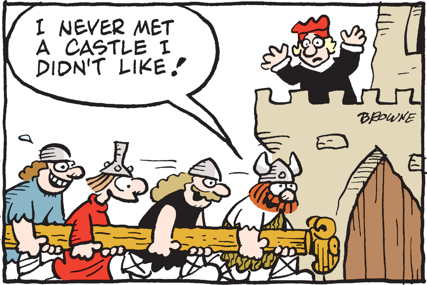 Sharing OCR: I NEVER MET A CASTLE I DIDN'T LIKE ! BEOWNE I NEVER MET A CASTLE I DIDN'T LIKE ! BEOWNE
