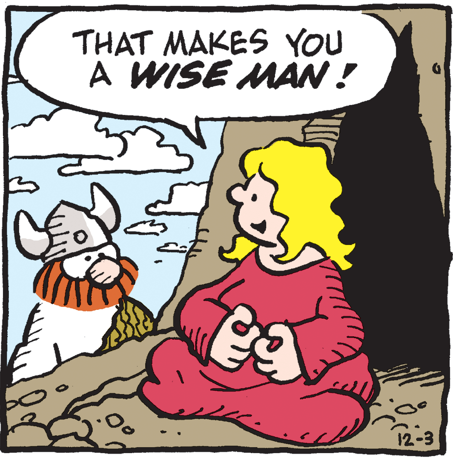 Illustration OCR: THAT MAKES YOU A WISE MAN ! 12-3 THAT MAKES YOU A WISE MAN ! 12-3