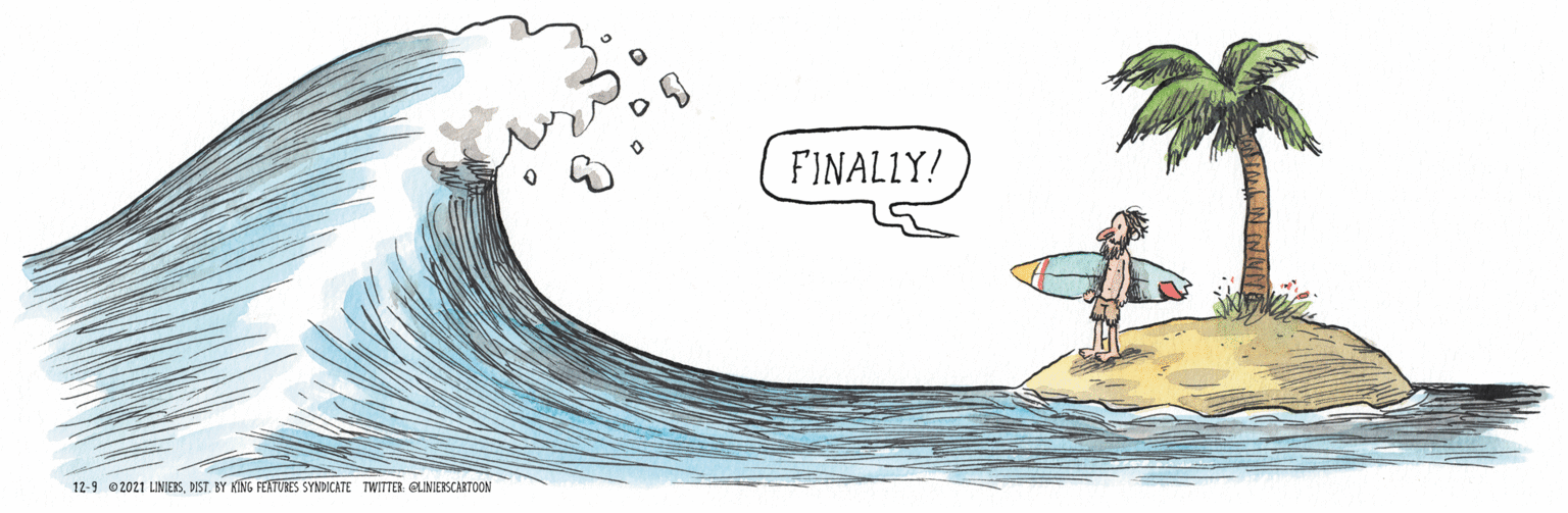 Mythical creature OCR: FINALIY! 12-9 O2021 LINIESDIST. BY KING FEATURES SYNDICATE TWITTER: GLINIERSCARTOON FINALIY! 12-9 O2021 LINIESDIST. BY KING FEATURES SYNDICATE TWITTER: GLINIERSCARTOON