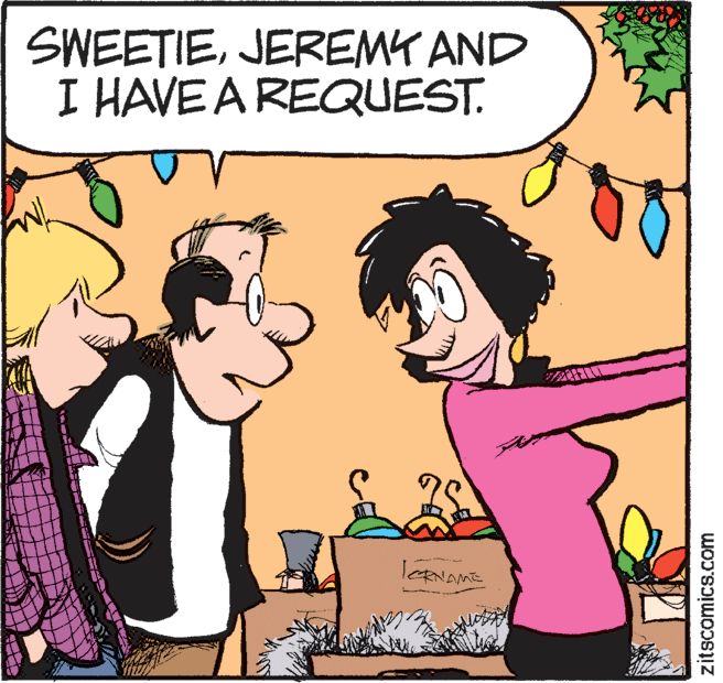 Organism OCR: SWEETIEJEREMY AND I HAVE A REQUEST. TENAME zitscomics.com SWEETIEJEREMY AND I HAVE A REQUEST. TENAME zitscomics.com