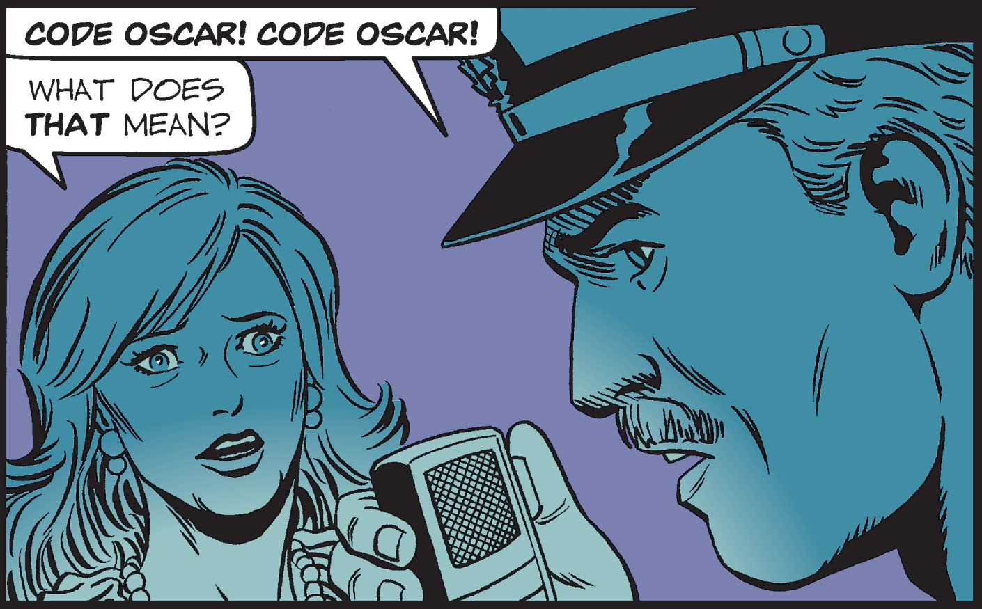 Jaw OCR: CODE OSCAR! CODE OSCAR! WHAT DOES THAT MEAN? CODE OSCAR! CODE OSCAR! WHAT DOES THAT MEAN?