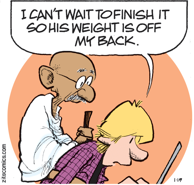 Happy OCR: I CAN'T WAIT TOFINISH IT SO HIS WEIGHT IS OFF MY BACK. zitscomics.com I CAN'T WAIT TOFINISH IT SO HIS WEIGHT IS OFF MY BACK. zitscomics.com