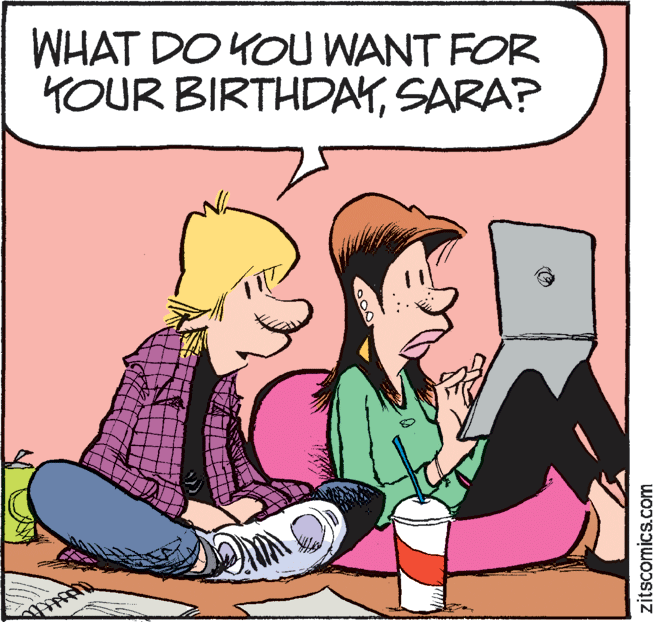 Gesture OCR: WHAT DO YOU WANT FOR YOUR BIRTHDAYSARA? zitscomics.com WHAT DO YOU WANT FOR YOUR BIRTHDAYSARA? zitscomics.com