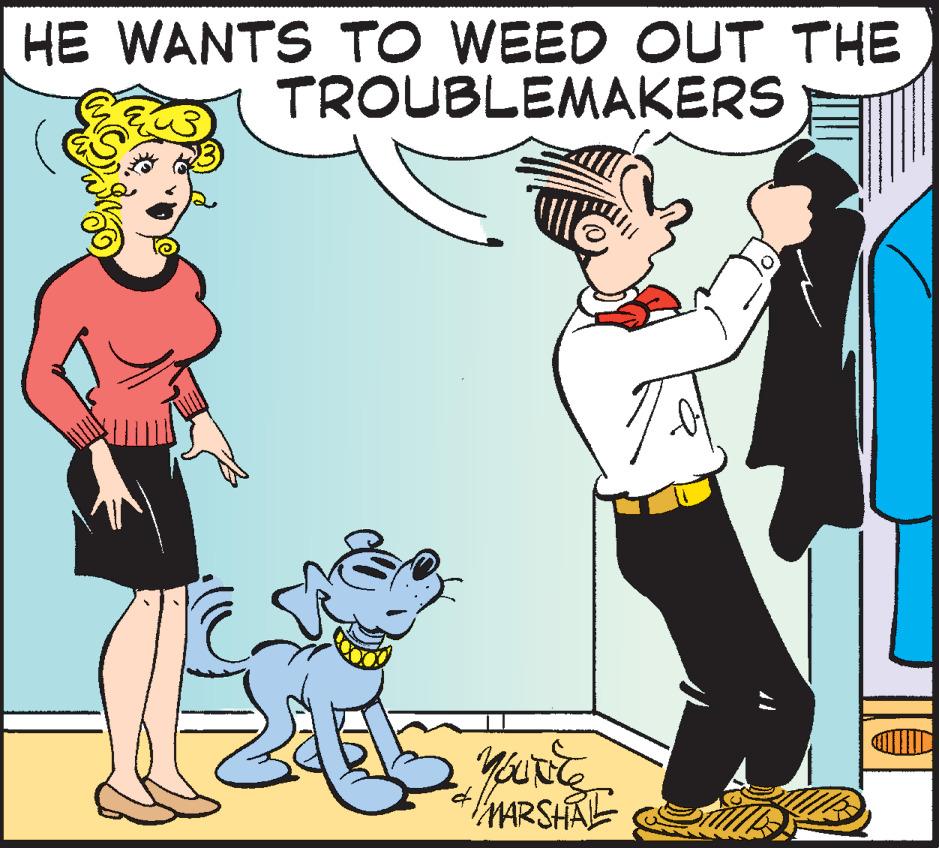 Mammal OCR: HE WANTS TO WEED OUT THE TROUBLEMAKERS MARSHAL HE WANTS TO WEED OUT THE TROUBLEMAKERS MARSHAL