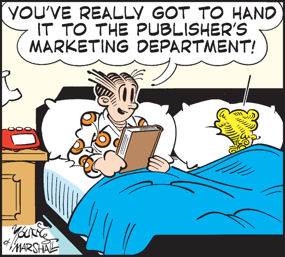 Interaction OCR: YOU'VE REALLY GOT TO HAND IT TO THE PUBLISHER'S MARKETING DEPARTMENT! MARSHAL YOU'VE REALLY GOT TO HAND IT TO THE PUBLISHER'S MARKETING DEPARTMENT! MARSHAL
