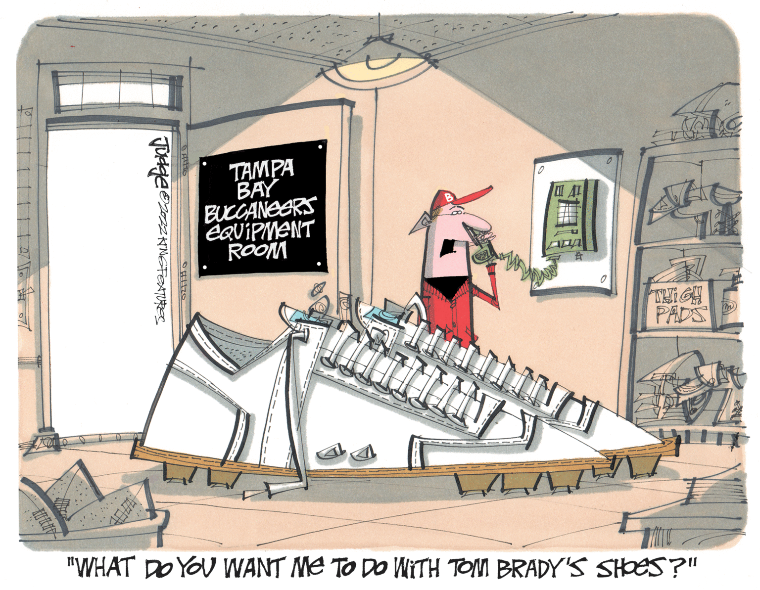 Urban design OCR: TAMPA BAY BUCCANEERS éQUiPMENT ROOM PADS "WHAT DO YOU WANT ME TO DO WITH TOM BRADY'S SHOES?" TAMPA BAY BUCCANEERS éQUiPMENT ROOM PADS "WHAT DO YOU WANT ME TO DO WITH TOM BRADY'S SHOES?"