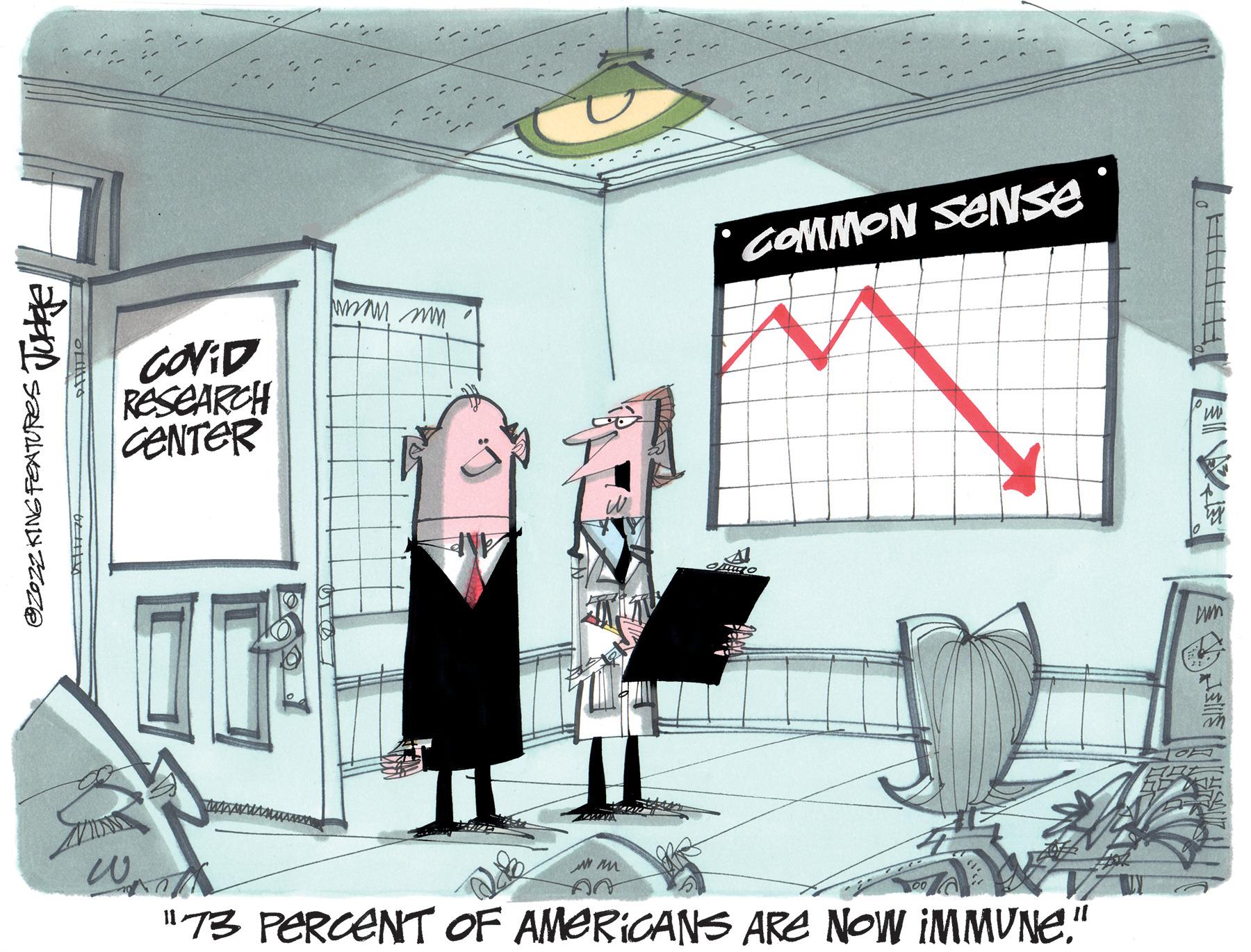 Animation OCR: COMMON SENSE COND RESEARCH CENTER "73 PERCENT OF AMERICANS ARE NOW IMMVNE" eZ0E KING FEATURes Tutge COMMON SENSE COND RESEARCH CENTER "73 PERCENT OF AMERICANS ARE NOW IMMVNE" eZ0E KING FEATURes Tutge