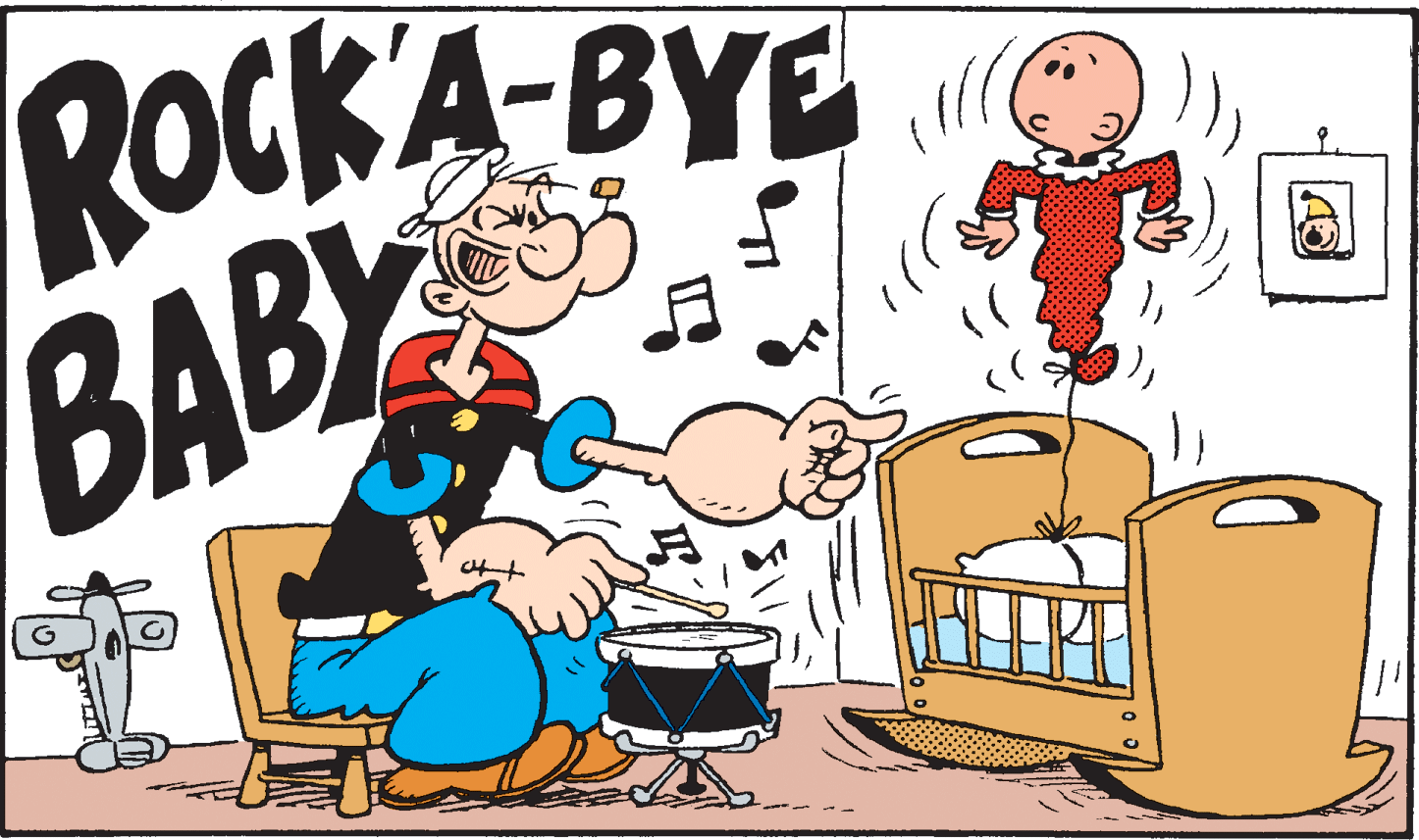 Pleased OCR: ROCKA-BYEO BABY ROCKA-BYEO BABY