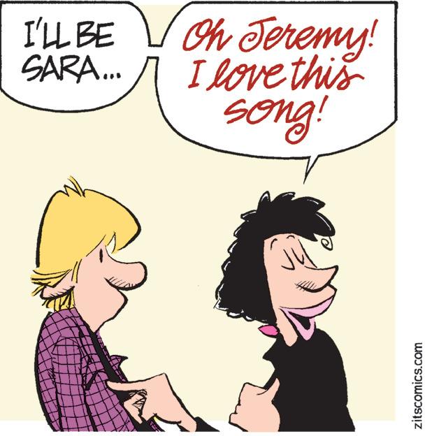 Gesture OCR: I'LL BE VOh Teremy! I love this SOng! SARA. zitscomics.com I'LL BE VOh Teremy! I love this SOng! SARA. zitscomics.com