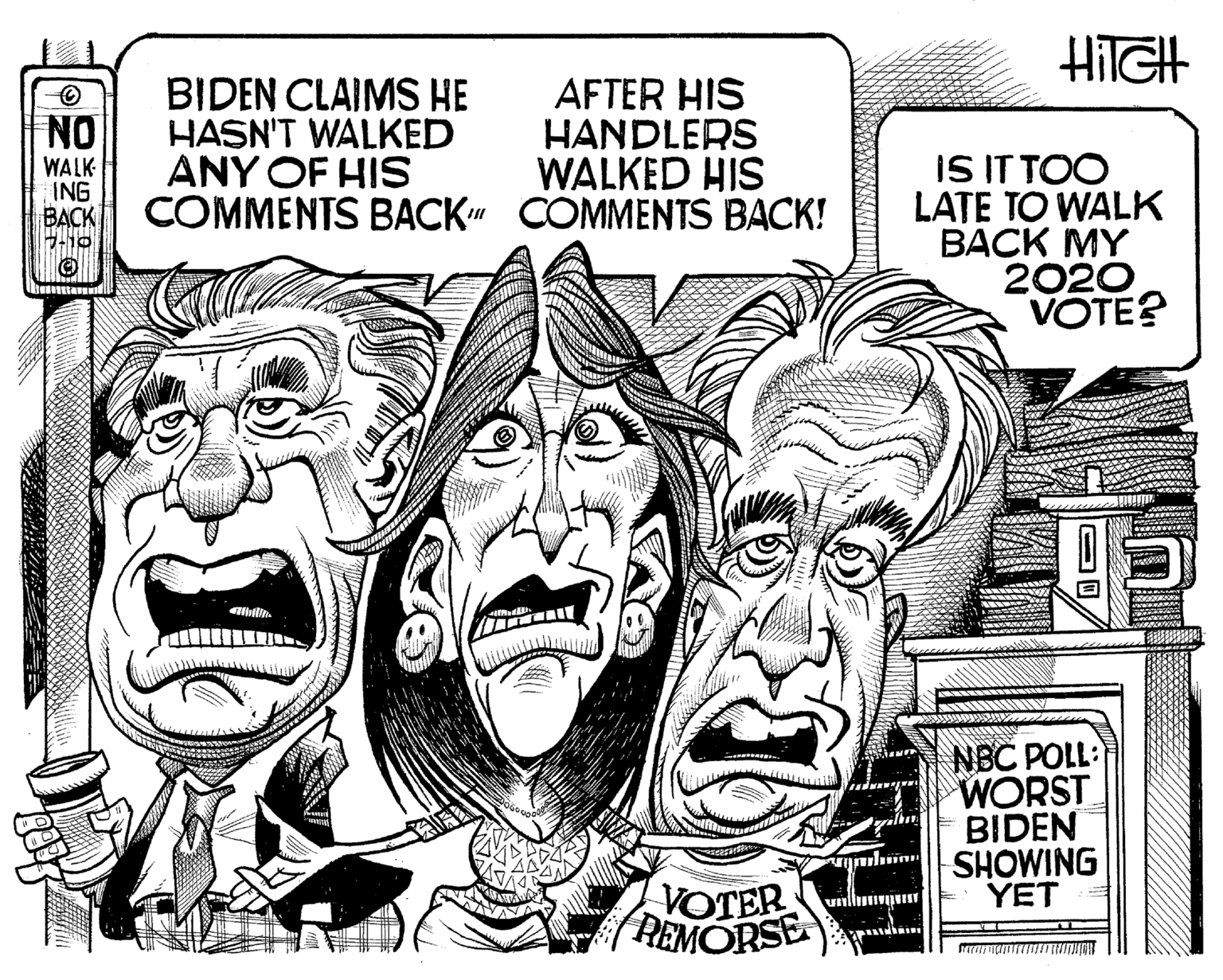 Smile OCR: HITGH BIDEN CLAIMS HE HASN'T WALKED ANY OF HIS COMMENTS BACK" COMMENTS BACK! AFTER HIS HANDLERS WALKED HIS NO WALK ING BACK 7-10 IS IT TOO LATE TO WALK BACK MY 2020 VOTE? NBC POLL: WORST BIDEN SHOWING YET VOTER REMORSE HITGH BIDEN CLAIMS HE HASN'T WALKED ANY OF HIS COMMENTS BACK" COMMENTS BACK! AFTER HIS HANDLERS WALKED HIS NO WALK ING BACK 7-10 IS IT TOO LATE TO WALK BACK MY 2020 VOTE? NBC POLL: WORST BIDEN SHOWING YET VOTER REMORSE