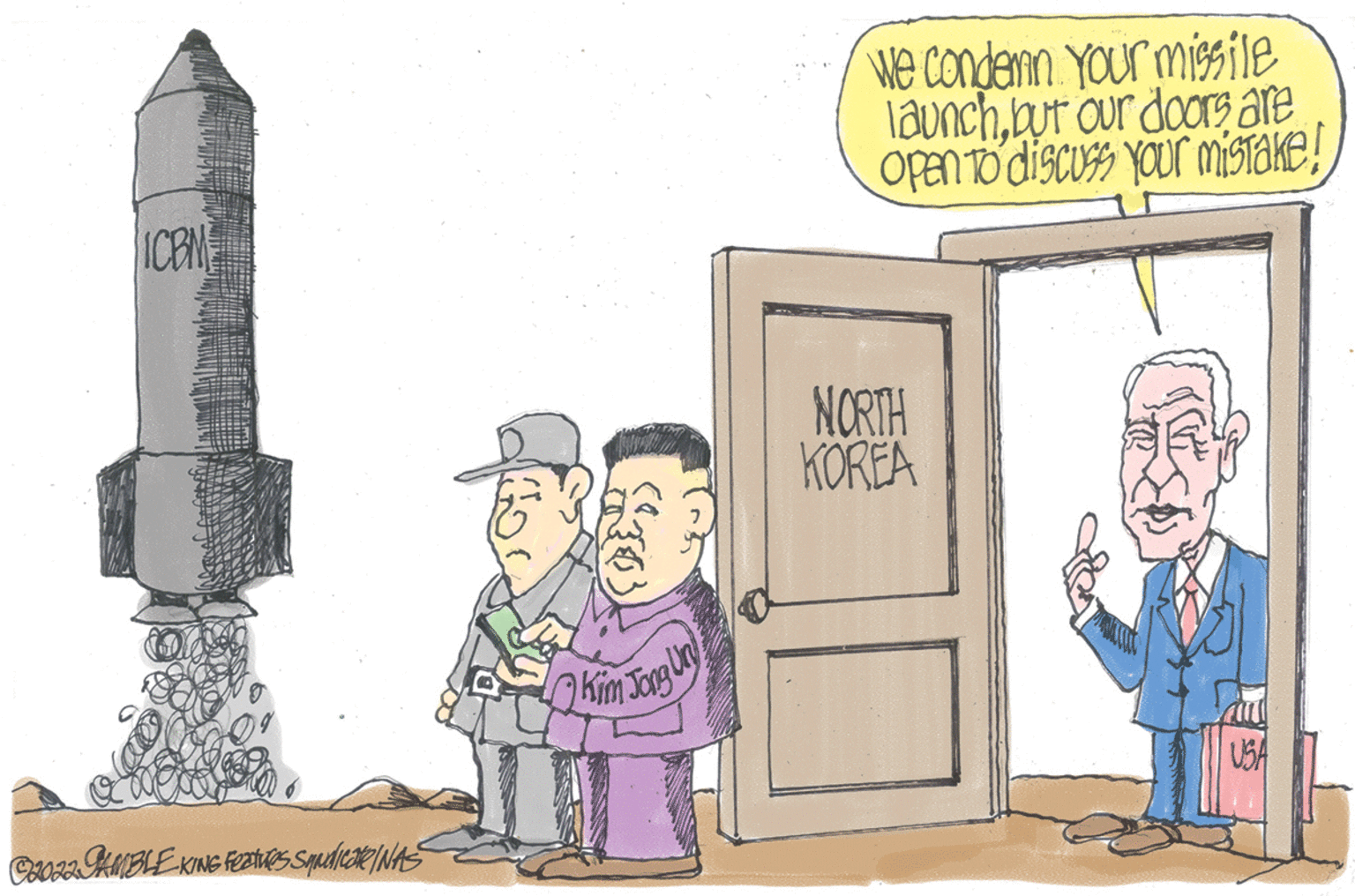 Humour OCR: We conden YOur missile launchbur aur doors are OPEN TO discus yaur miSTake ICEN NORTH KOREA USA Caa MBLEKING Feztues Squdicae INAS We conden YOur missile launchbur aur doors are OPEN TO discus yaur miSTake ICEN NORTH KOREA USA Caa MBLEKING Feztues Squdicae INAS