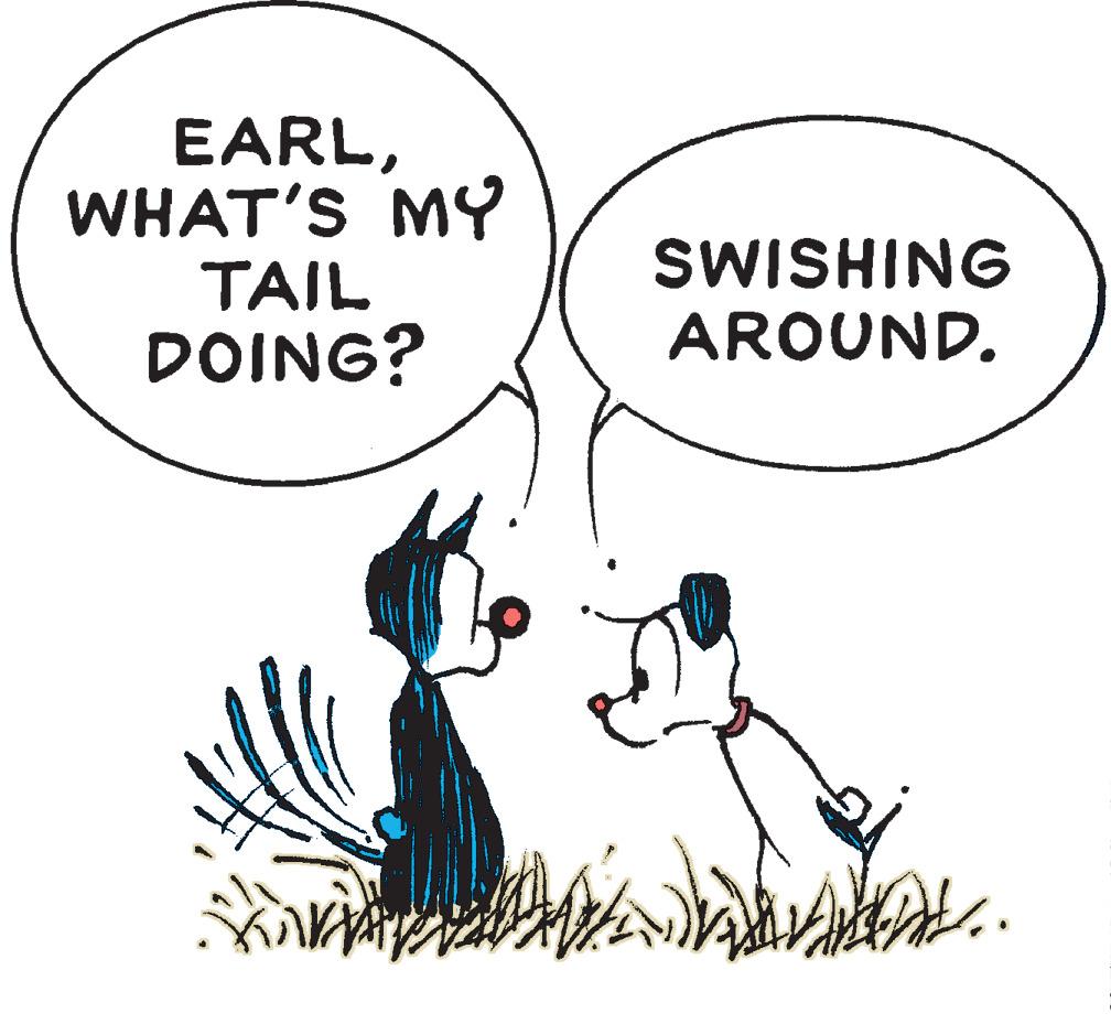 Finger OCR: EARLWHAT'S MY TAIL DOING? SWISHING AROUND. EARLWHAT'S MY TAIL DOING? SWISHING AROUND.