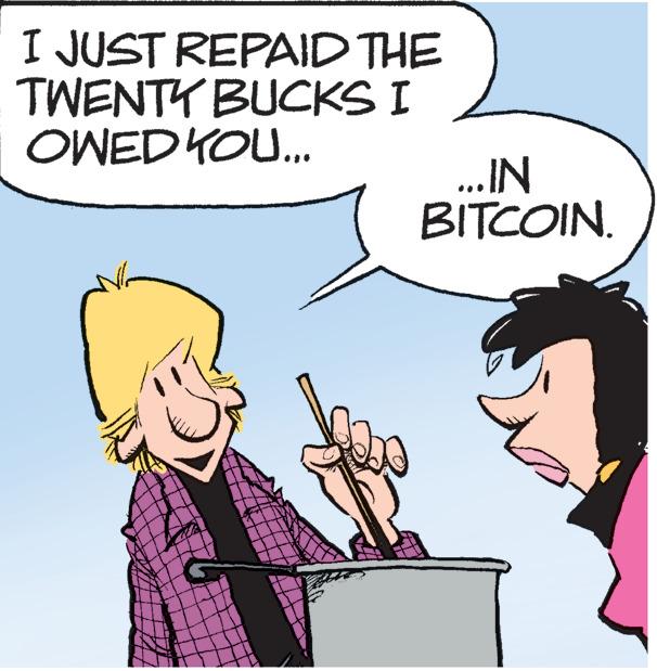 Organism OCR: I JUST REPAID THE TWENTY BUCKS I OWED KOU. .IN BITCOIN. I JUST REPAID THE TWENTY BUCKS I OWED KOU. .IN BITCOIN.