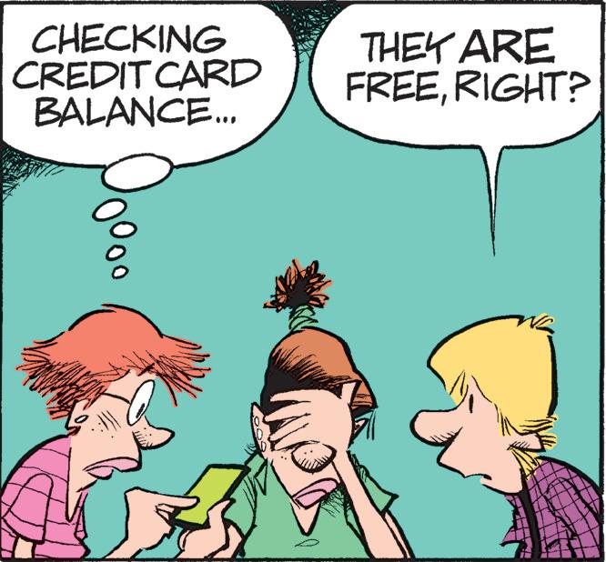 Human OCR: CHECKING CREDIT CARD BALANCE. THEY ARE FREERIGHT? 00 CHECKING CREDIT CARD BALANCE. THEY ARE FREERIGHT? 00