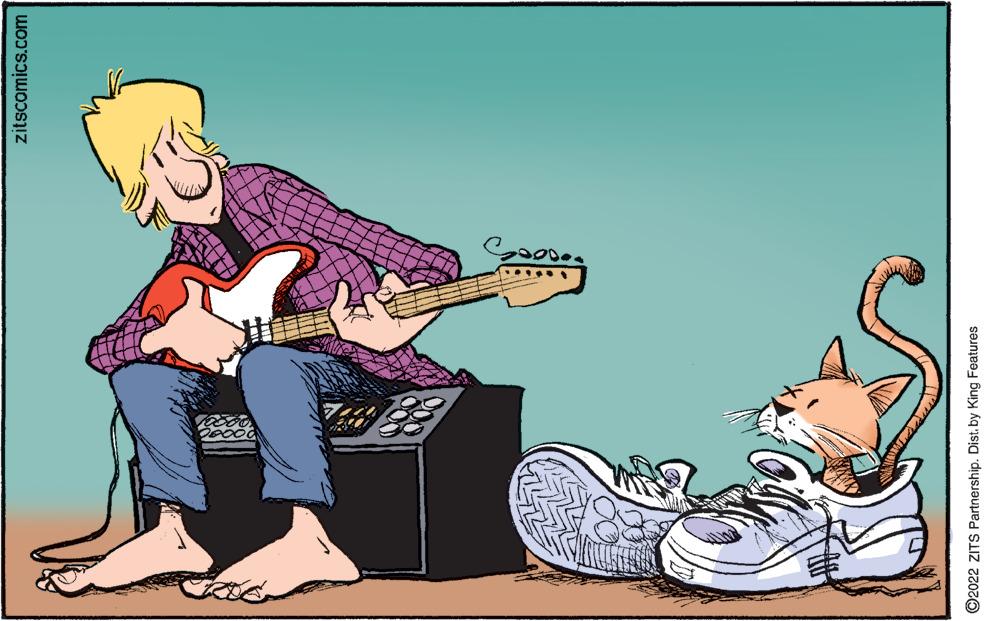 Music OCR: zitscomics.com 00 2022 ZITS Partnership. Dist. by King Features zitscomics.com 00 2022 ZITS Partnership. Dist. by King Features