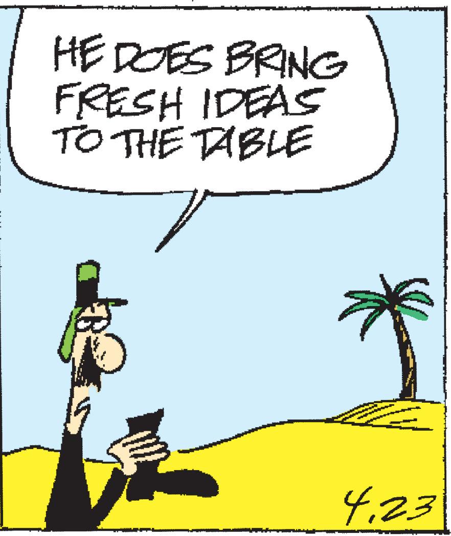 Art OCR: HE DOES BRING FRESH IDEAS TO THE TABLE 4.23 HE DOES BRING FRESH IDEAS TO THE TABLE 4.23