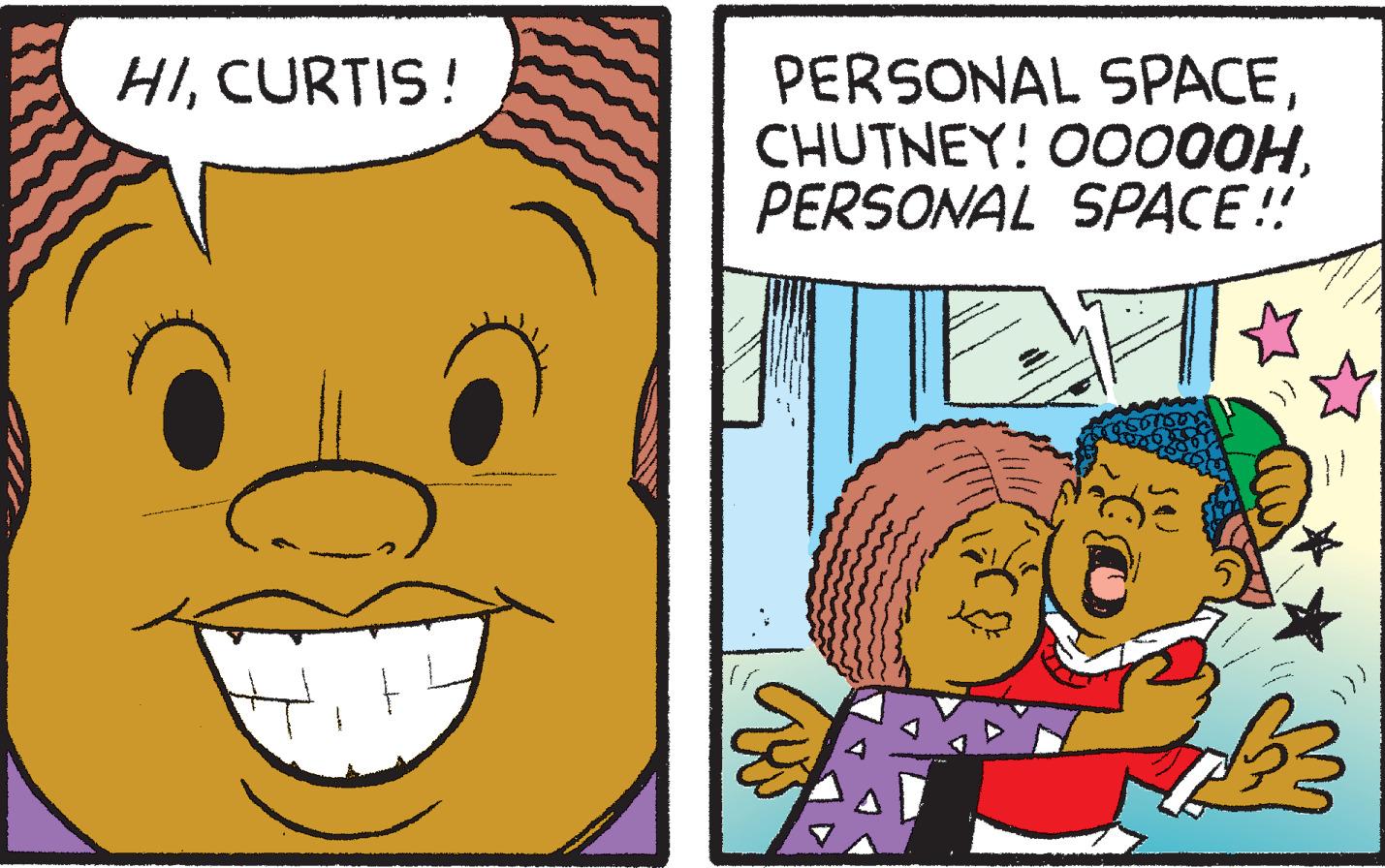 Font OCR: HICURTIS! PERSONAL SPACEPERSONAL SPACE!! )))CURTIS! PERSONAL SPACECHUTNEY! O0000HPERSONAL SPACE!! )))