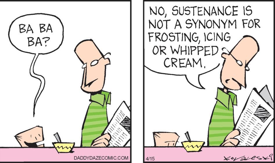 Gesture OCR: NOSUSTENANCE IS NOT A SYNONYM FOR FROSTINGICING OR WHIPPED CREAM. BA BA BA? DADDYDAZECOMIC.COM 4/15 NOSUSTENANCE IS NOT A SYNONYM FOR FROSTINGICING OR WHIPPED CREAM. BA BA BA? DADDYDAZECOMIC.COM 4/15