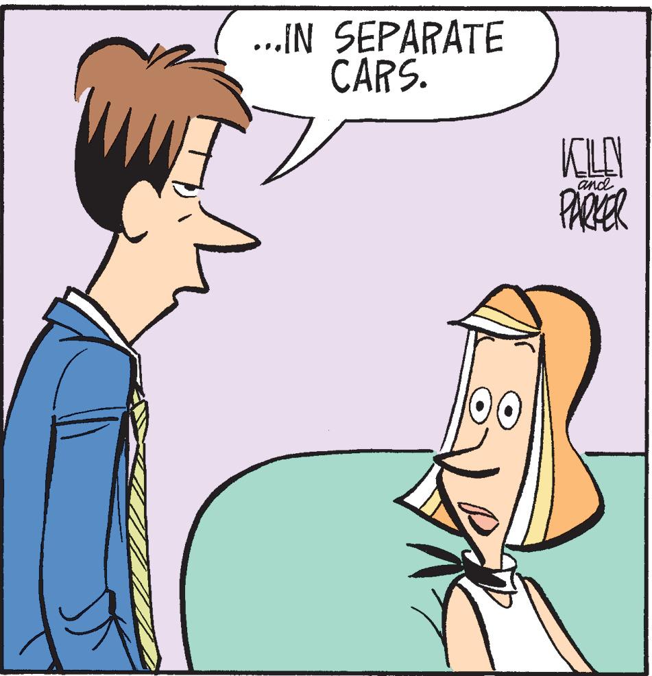 Rectangle OCR: ..IN SEPARATE CARS. KILAN PARER and ..IN SEPARATE CARS. KILAN PARER and