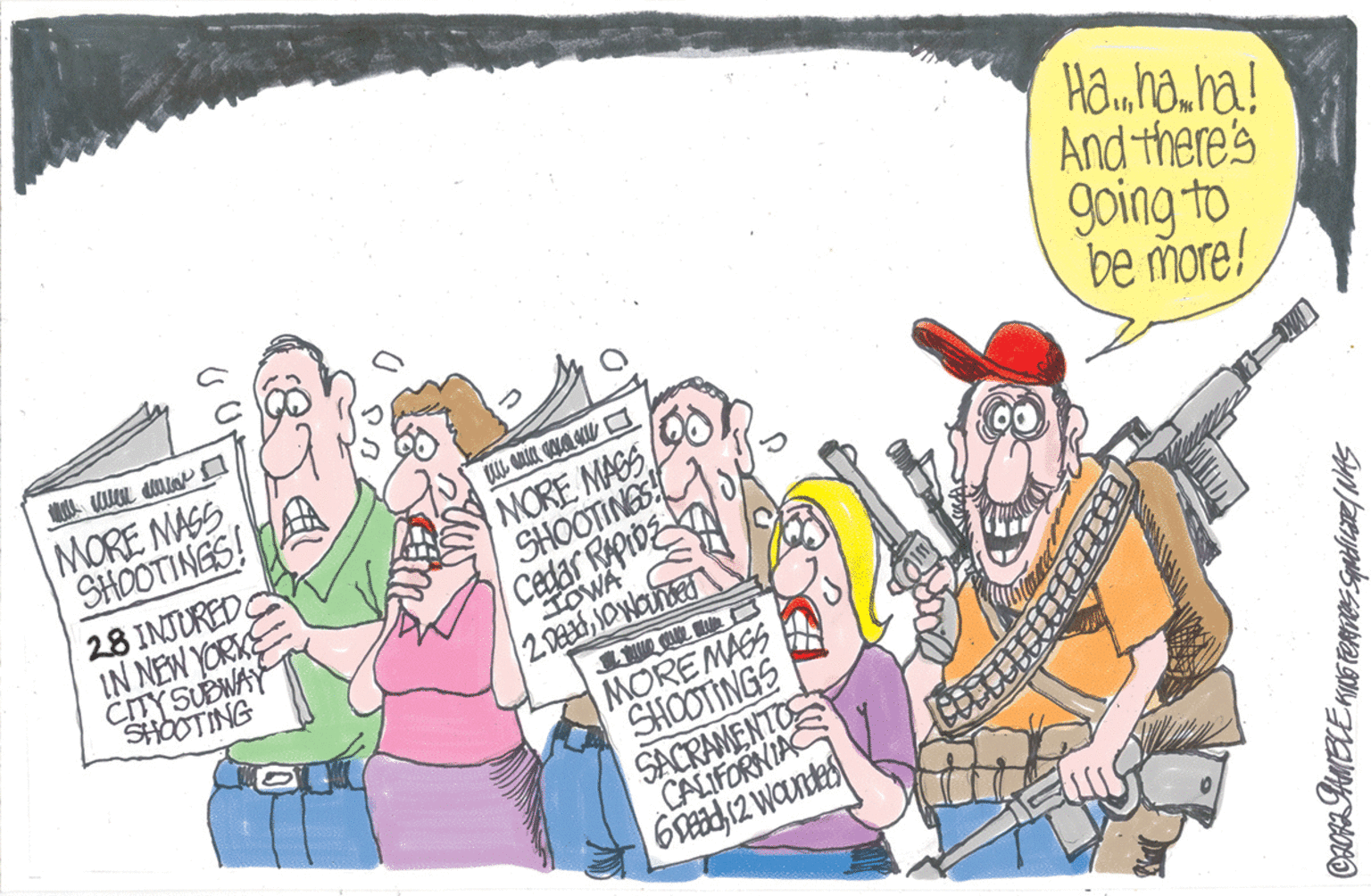 Fiction OCR: Hoha.ha! And there's going to be more! MORE MASS SHOOTINGS! A 28 INJURED IN NEW YORKE CHYSUBWAY SHOOTING NORE MASSSHOOTINGS Cadar RAPIDE IOWA 2 DOWaner MOREMASS SHOOTINGS SACRAMENTO CALIFORNIAC 6ad12 wandes Hoha.ha! And there's going to be more! MORE MASS SHOOTINGS! A 28 INJURED IN NEW YORKE CHYSUBWAY SHOOTING NORE MASSSHOOTINGS Cadar RAPIDE IOWA 2 DOWaner MOREMASS SHOOTINGS SACRAMENTO CALIFORNIAC 6ad12 wandes