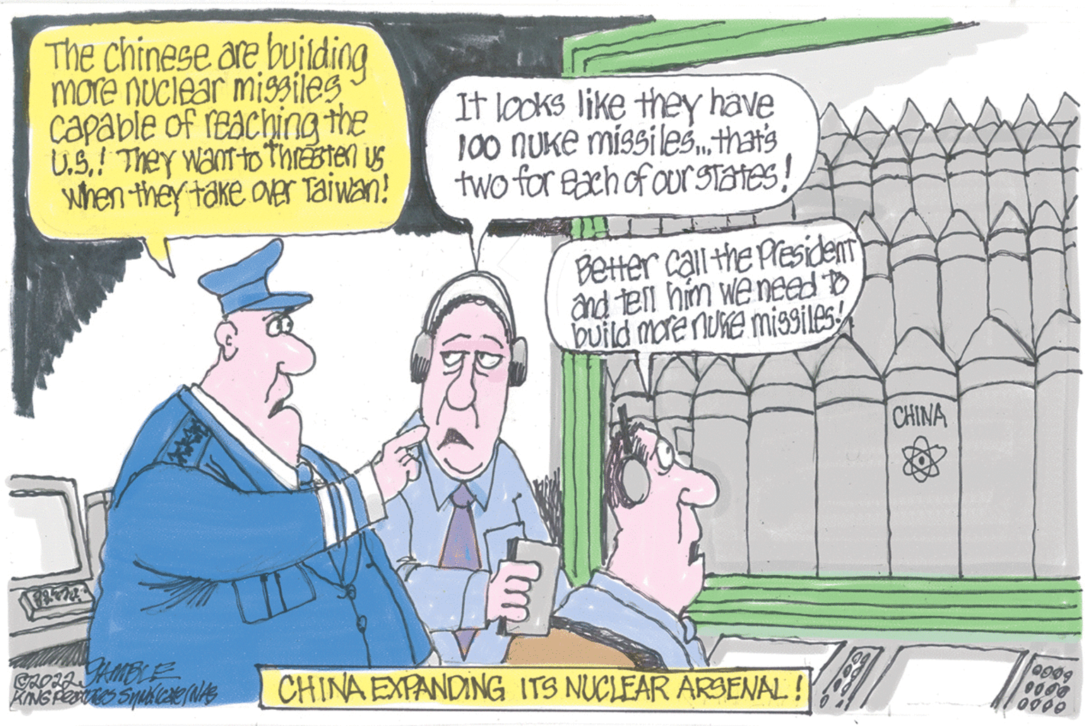 Parallel OCR: The chinese ate building more nuciear mi9giles. capable of reaching the U.S! They wantto thresten us when they take aer Taiwan! It locks like they have 100 NUKE missiles.thatis two for eæh of oursSTATes! Beter call the Pesidem and tel him we neEed o build more nuse missilesA CHINA 0009 CHINA EXPANDING ITS NUCLEAR ARSENAL ! 0000 Im The chinese ate building more nuciear mi9giles. capable of reaching the U.S! They wantto thresten us when they take aer Taiwan! It locks like they have 100 NUKE missiles.thatis two for eæh of oursSTATes! Beter call the Pesidem and tel him we neEed o build more nuse missilesA CHINA 0009 CHINA EXPANDING ITS NUCLEAR ARSENAL ! 0000 Im