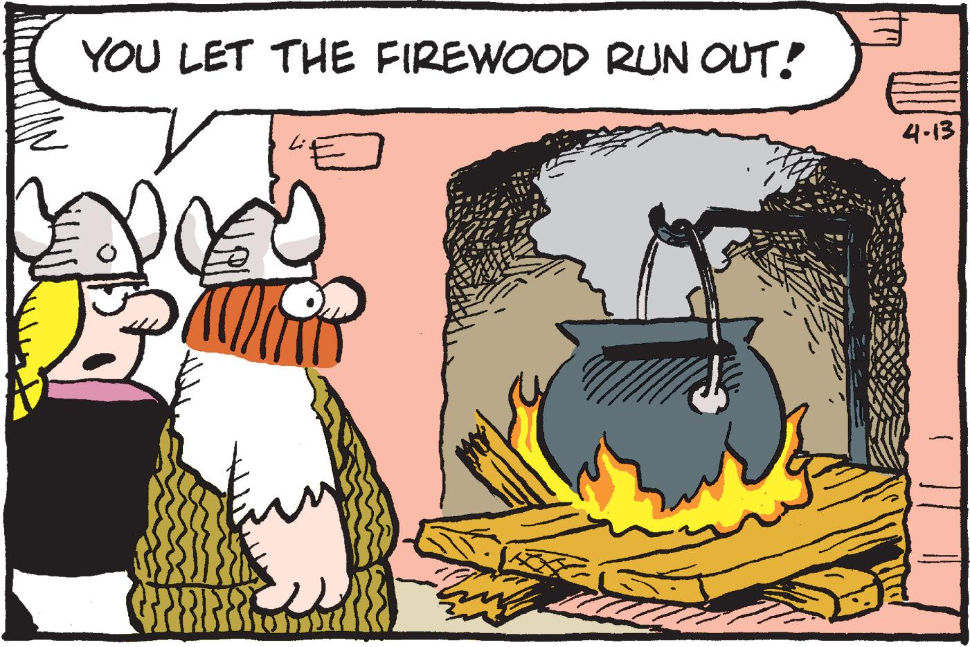 Parallel OCR: YOU LET THE FIREWOOD RUN OUT! 4-13 YOU LET THE FIREWOOD RUN OUT! 4-13