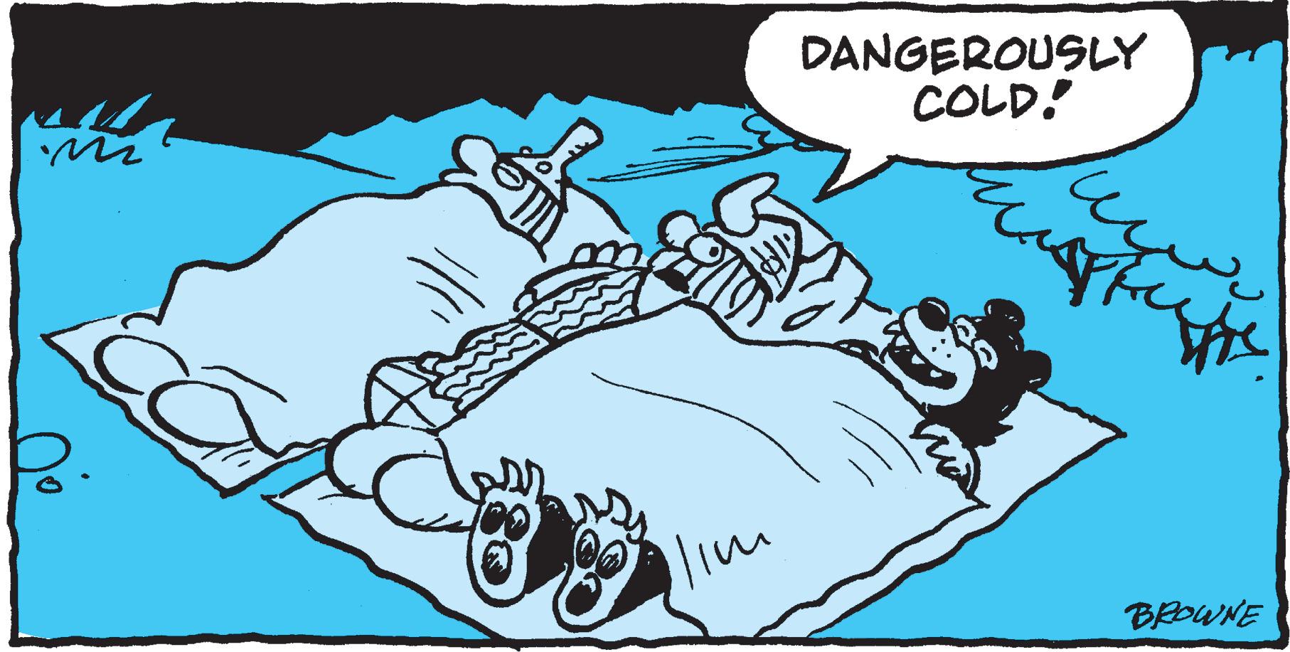 Line OCR: DANGEROUSLY COLD! lim BROWNE DANGEROUSLY COLD! lim BROWNE