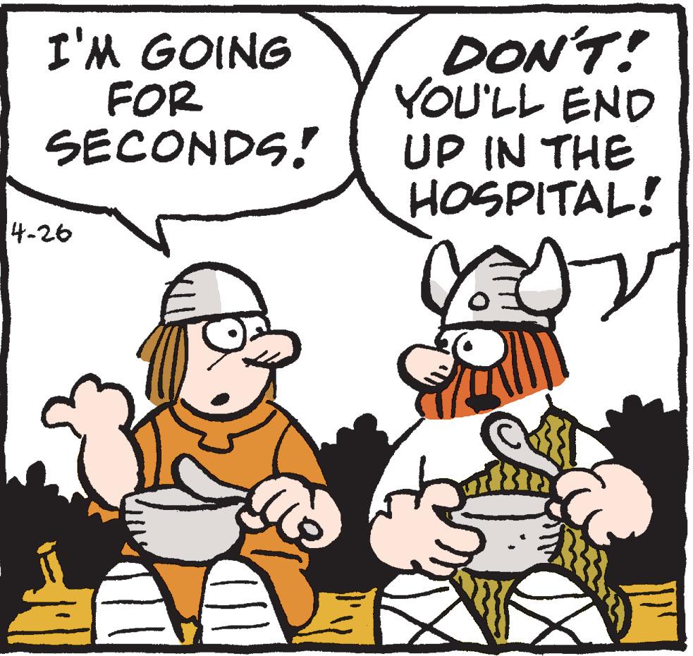 Art OCR: I'M GOING FOR SECONDS! DON'T! YOU'LL END UP IN THE HOSPITAL! 4-26 I'M GOING FOR SECONDS! DON'T! YOU'LL END UP IN THE HOSPITAL! 4-26