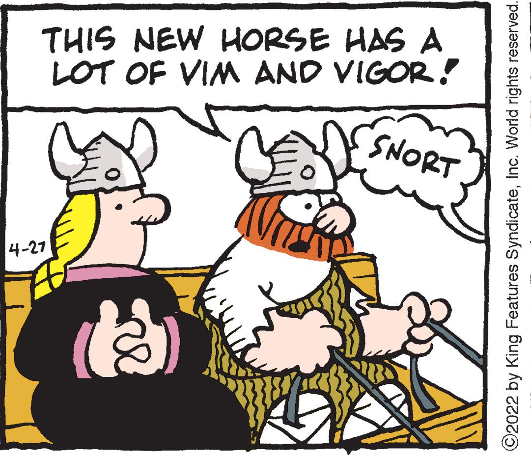 Handwriting OCR: THIS NEW HORSE HAS A LOT OF VIM AND VIGOR SNORT 4-27 ©2022 by King Features SyndicateInc. World rights reserved. THIS NEW HORSE HAS A LOT OF VIM AND VIGOR SNORT 4-27 ©2022 by King Features SyndicateInc. World rights reserved.