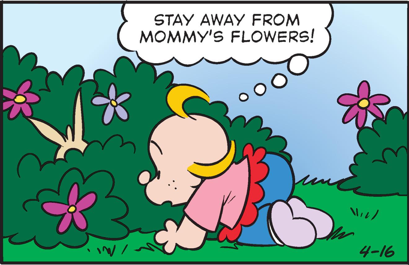 Font OCR: STAY AWAY FROM MOMMY'S FLOWERS! 4-16 STAY AWAY FROM MOMMY'S FLOWERS! 4-16