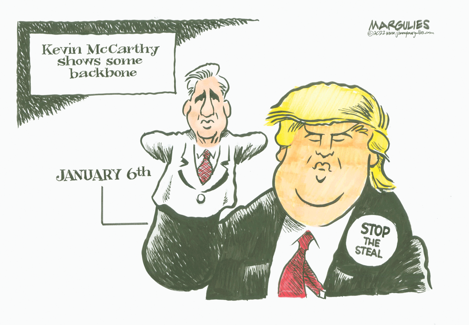 Art OCR: MARGULIES Oro2 www.jiwngmayulies.com Kevin McCarthy shows some backbone JANUARY 6th STOP THE STEAL MARGULIES Oro2 www.jiwngmayulies.com Kevin McCarthy shows some backbone JANUARY 6th STOP THE STEAL
