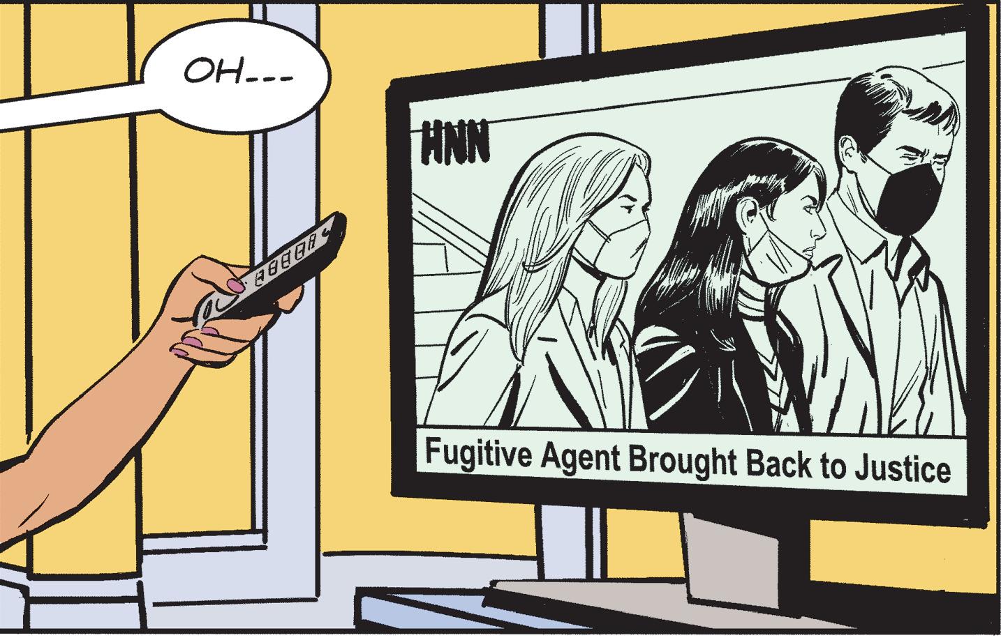 Illustration OCR: OH--- HNN Fugitive Agent Brought Back to Justice OH--- HNN Fugitive Agent Brought Back to Justice