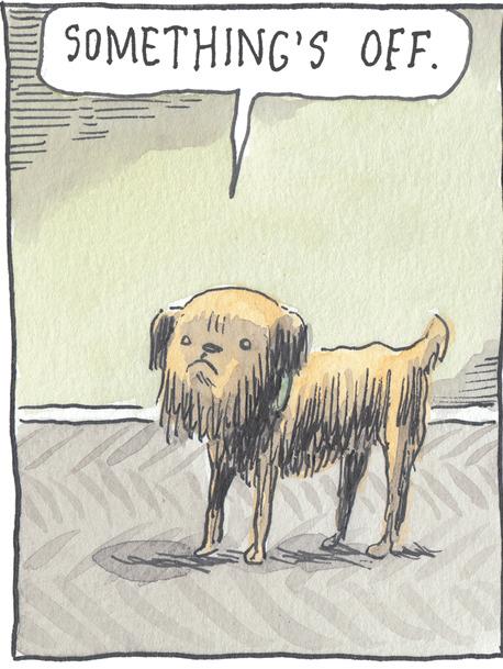 Illustration OCR: SOMETHING'S OFF. SOMETHING'S OFF.