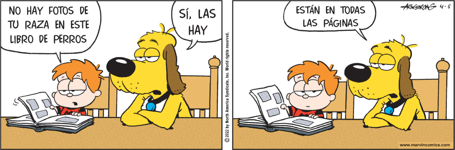 Rectangle OCR: AMSTIRONG 4-5 ESTÁN EN TODAS LAS PÁGINAS NO HAY FOTOS DE SíLAS TU RAZA EN ESTE HAY LIBRO DE PERROS www.marvincomics.com © 2022 by North America SyndicateInc. World rights reserved. AMSTIRONG 4-5 ESTÁN EN TODAS LAS PÁGINAS NO HAY FOTOS DE SíLAS TU RAZA EN ESTE HAY LIBRO DE PERROS www.marvincomics.com © 2022 by North America SyndicateInc. World rights reserved.