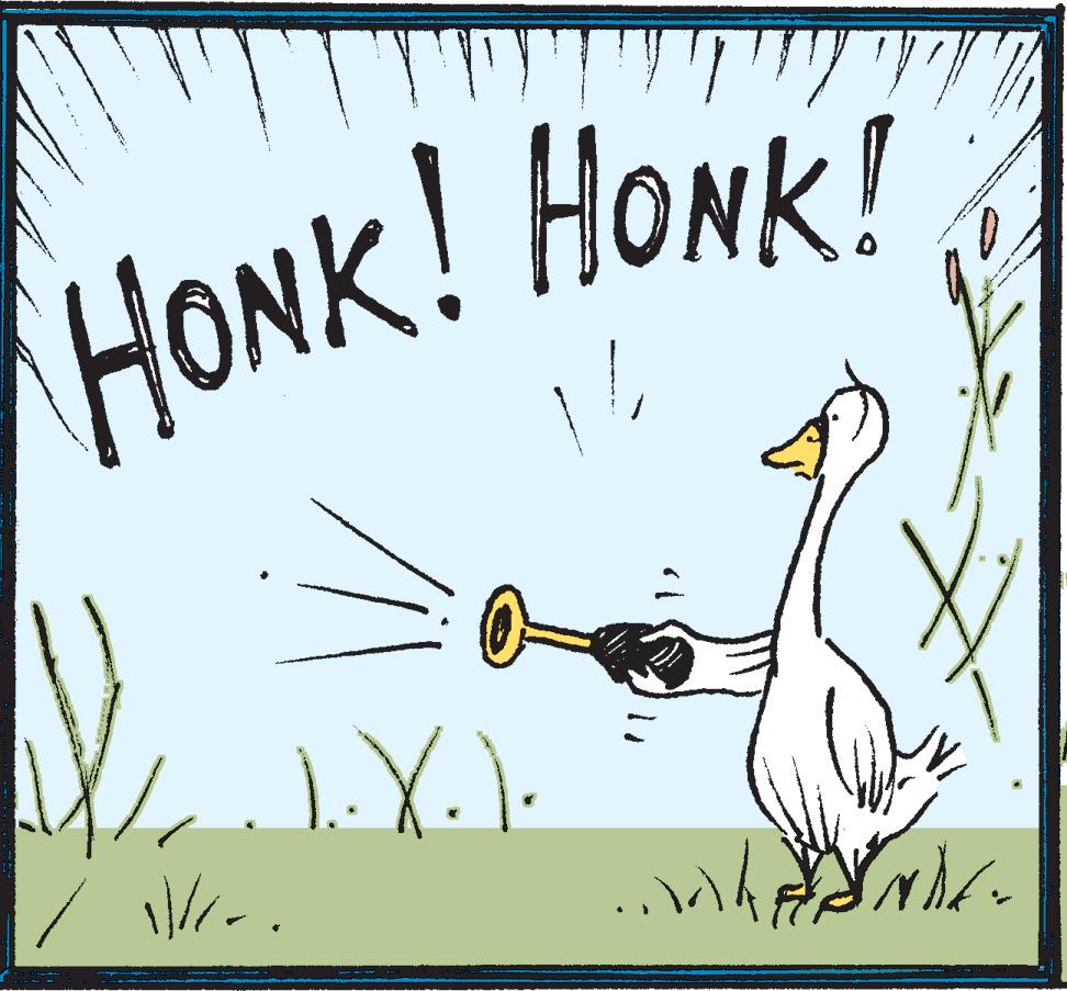 Poster OCR: HONK! HONK! HONK! HONK!