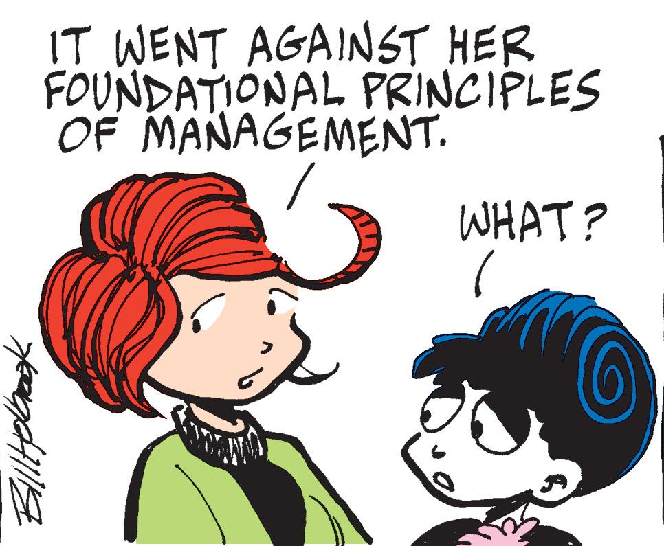 Human OCR: IT WENT AGAINST HER FOUNDATIONAL PRINCIPLES OF MANAGEMENT. WHAT? IT WENT AGAINST HER FOUNDATIONAL PRINCIPLES OF MANAGEMENT. WHAT?