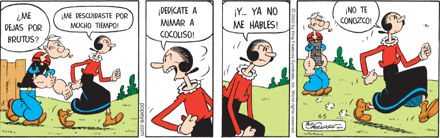 Font OCR: 3W? DEJAS POR ¡ME DESCUIDASTE POR MUCHO TIEMPO! ¡DEDÍCATE A MIMAR A ¡Y. YA NO ME HABLES! ¡NO TE CONOZCO! COCOLISO! BRUTUS? 4-5 popeye.com 3W? DEJAS POR ¡ME DESCUIDASTE POR MUCHO TIEMPO! ¡DEDÍCATE A MIMAR A ¡Y. YA NO ME HABLES! ¡NO TE CONOZCO! COCOLISO! BRUTUS? 4-5 popeye.com