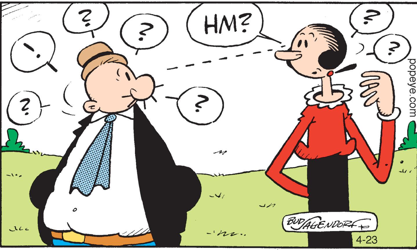 Mammal OCR: HM? BUD AGENDORF ? ??… 4-23 popeye.com N' HM? BUD AGENDORF ? ? ? … 4-23 popeye.com N'