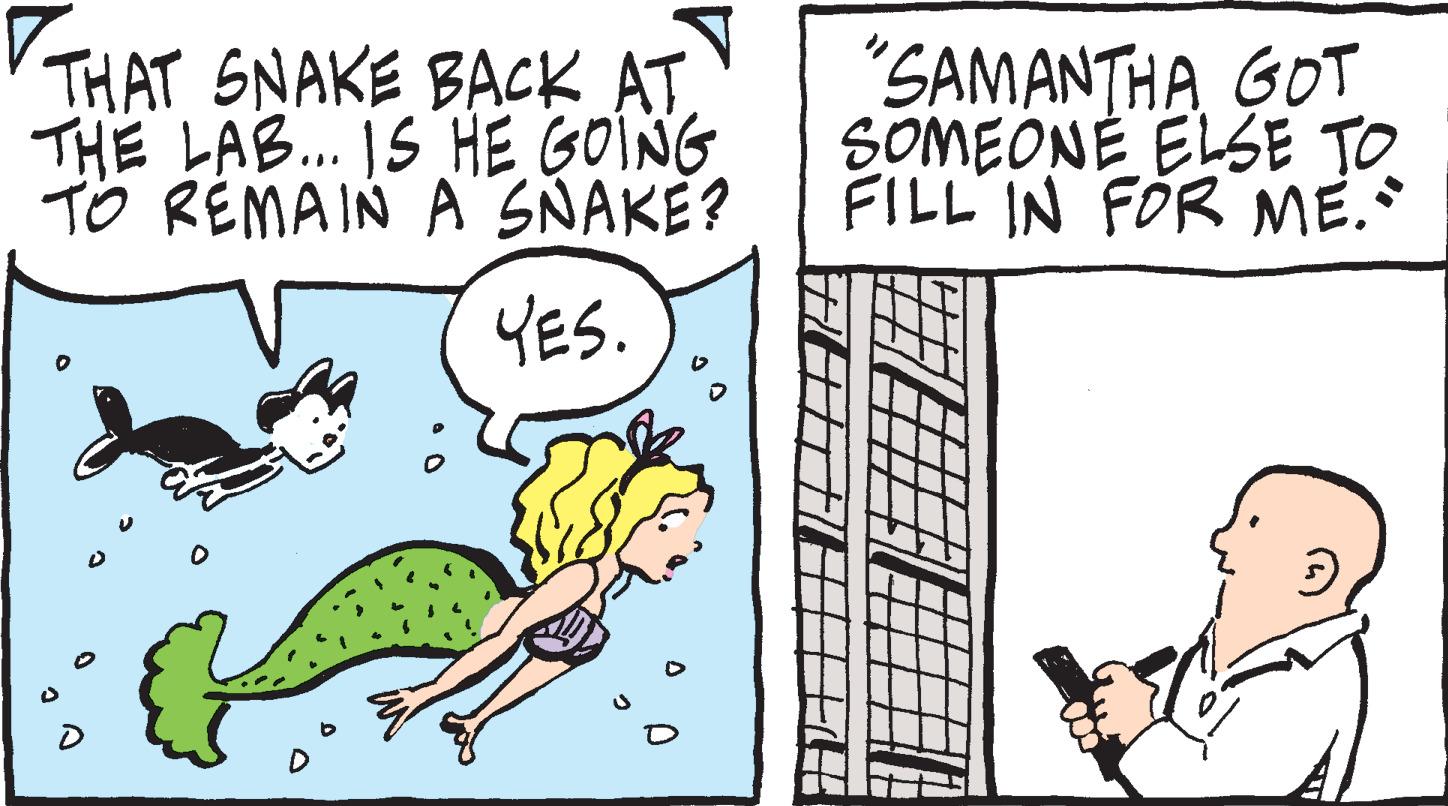 Font OCR: THAT SNAKE BACK AT THE LAB.. IS HE GOING TO RÉMAIN A SNAKE? "SAMANTHA GOT SOMEONÉ ELSE TO FILL IN FÖR ME.* YES. THAT SNAKE BACK AT THE LAB.. IS HE GOING TO RÉMAIN A SNAKE? "SAMANTHA GOT SOMEONÉ ELSE TO FILL IN FÖR ME.* YES.