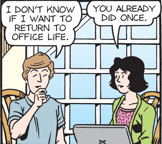 Organism OCR: YOU ALREADY DID ONCE. I DON'T KNOW IF I WANT TO RETURN TO OFFICE LIFE. YOU ALREADY DID ONCE. I DON'T KNOW IF I WANT TO RETURN TO OFFICE LIFE.