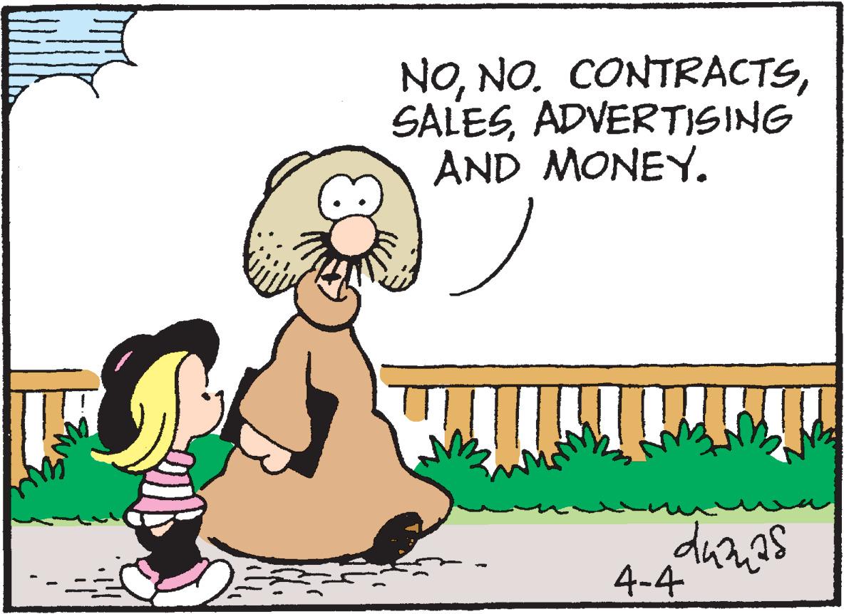 Adaptation OCR: NOADVERTISING AND MONEY. 4-4 NONO. CONTRACTSADVERTISING AND MONEY. 4-4