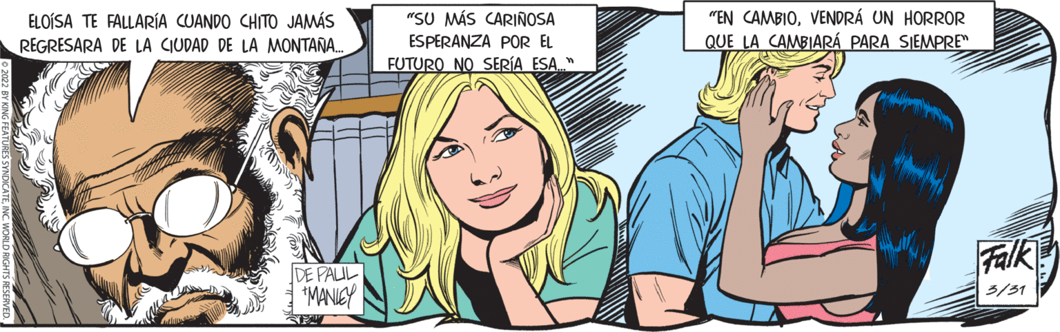 Happy OCR: ELOÍSA TE FALLARÍA CUANDO CHITO JAMÁS REGRESARA DE LA CIUDAD DE LA MONTANA. "SU MÁS CARIÑOSA ESPERANZA POR EL "EN CAMBIOVENDRÁ UN HORROR QUE LA CAMBIARÁ PARA SIEMPRE" FUTURO NO SERÍA ESA." Falk DE PALIL *MANIEY 3/31 ELOÍSA TE FALLARÍA CUANDO CHITO JAMÁS REGRESARA DE LA CIUDAD DE LA MONTANA. "SU MÁS CARIÑOSA ESPERANZA POR EL "EN CAMBIOVENDRÁ UN HORROR QUE LA CAMBIARÁ PARA SIEMPRE" FUTURO NO SERÍA ESA." Falk DE PALIL *MANIEY 3/31
