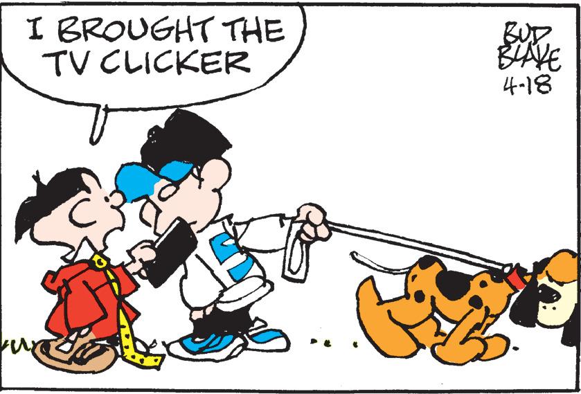 Line OCR: I BROUGHT THE TV CLICKER BUDBIAVE 4-18 I BROUGHT THE TV CLICKER BUDBIAVE 4-18