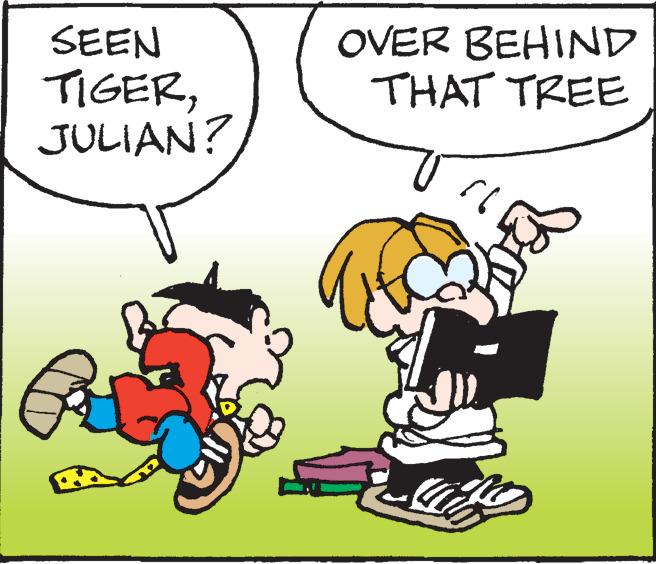 Organism OCR: SEEN TIGERJULIAN? OVER BEHIND THAT TREE SEEN TIGERJULIAN? OVER BEHIND THAT TREE