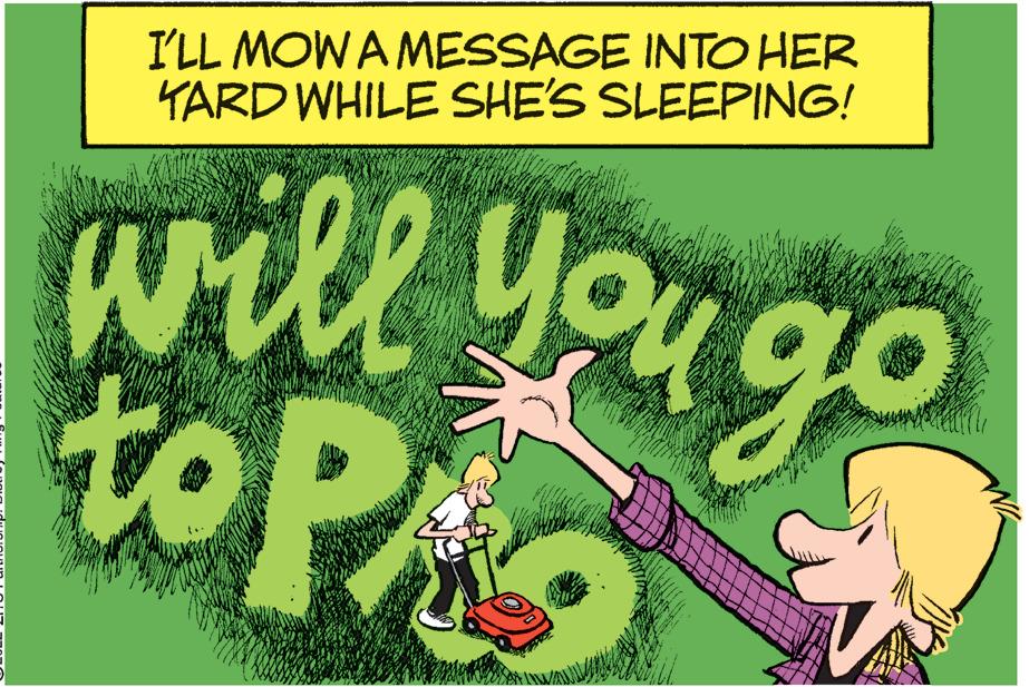 Poster OCR: I'LL MOWA MESSAGE INTO HER KARD WHILE SHE'S SLEEPING! will You go toPA I'LL MOWA MESSAGE INTO HER KARD WHILE SHE'S SLEEPING! will You go toPA