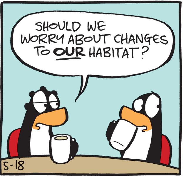 Font OCR: SHOULD WE WORRY ABOUT CHANGES To OUR HABITAT? S-18 SHOULD WE WORRY ABOUT CHANGES To OUR HABITAT? S-18