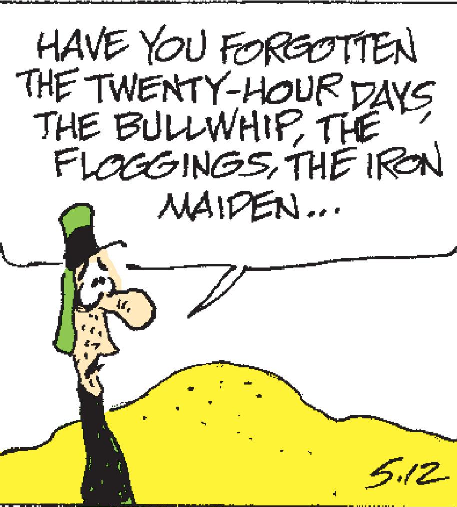 Line OCR: HAVE YOU FORGOTTEN THE TWENTY-HOUR DAYS THE BULLWHIPTHE FLOGGINGSTHE IRON MAIDEN... 5.12 HAVE YOU FORGOTTEN THE TWENTY-HOUR DAYS THE BULLWHIPTHE FLOGGINGSTHE IRON MAIDEN... 5.12