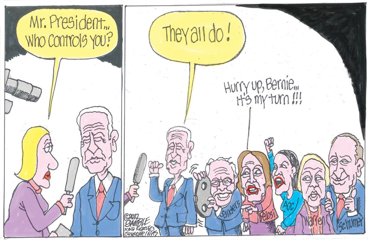 Font OCR: Mr. President. Who Controls you? Theyall do! Hurry upBernie. Hs my tun !! Enders Plosi CAGLE Sehumer Mr. President. Who Controls you? Theyall do! Hurry upBernie. Hs my tun !! Enders Plosi CAGLE Sehumer