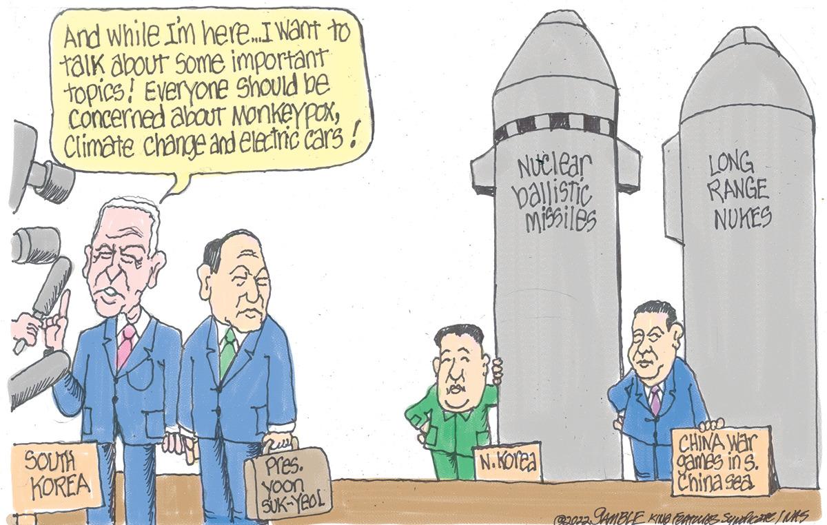 Drawing OCR: And while I'm here.. I want to talk about some important topics! Everyone should be Concerned about Monkey poxClimate change and electric cars! Fulgi Rush Pres. yoon SUK-Yeol SOUTH KOREA Nuclear ballistic Missiles N.Korea LONG RANGE NUKES obs CHINA War games in S. China sea (@2022. GAMBLE KING FEATURES Syndicate I NAS And while I'm here .. I want to talk about some important topics ! Everyone should be Concerned about Monkey poxClimate change and electric cars ! Fulgi Rush Pres . yoon SUK - Yeol SOUTH KOREA Nuclear ballistic Missiles N.Korea LONG RANGE NUKES obs CHINA War games in S. China sea ( @ 2022 . GAMBLE KING FEATURES Syndicate I NAS