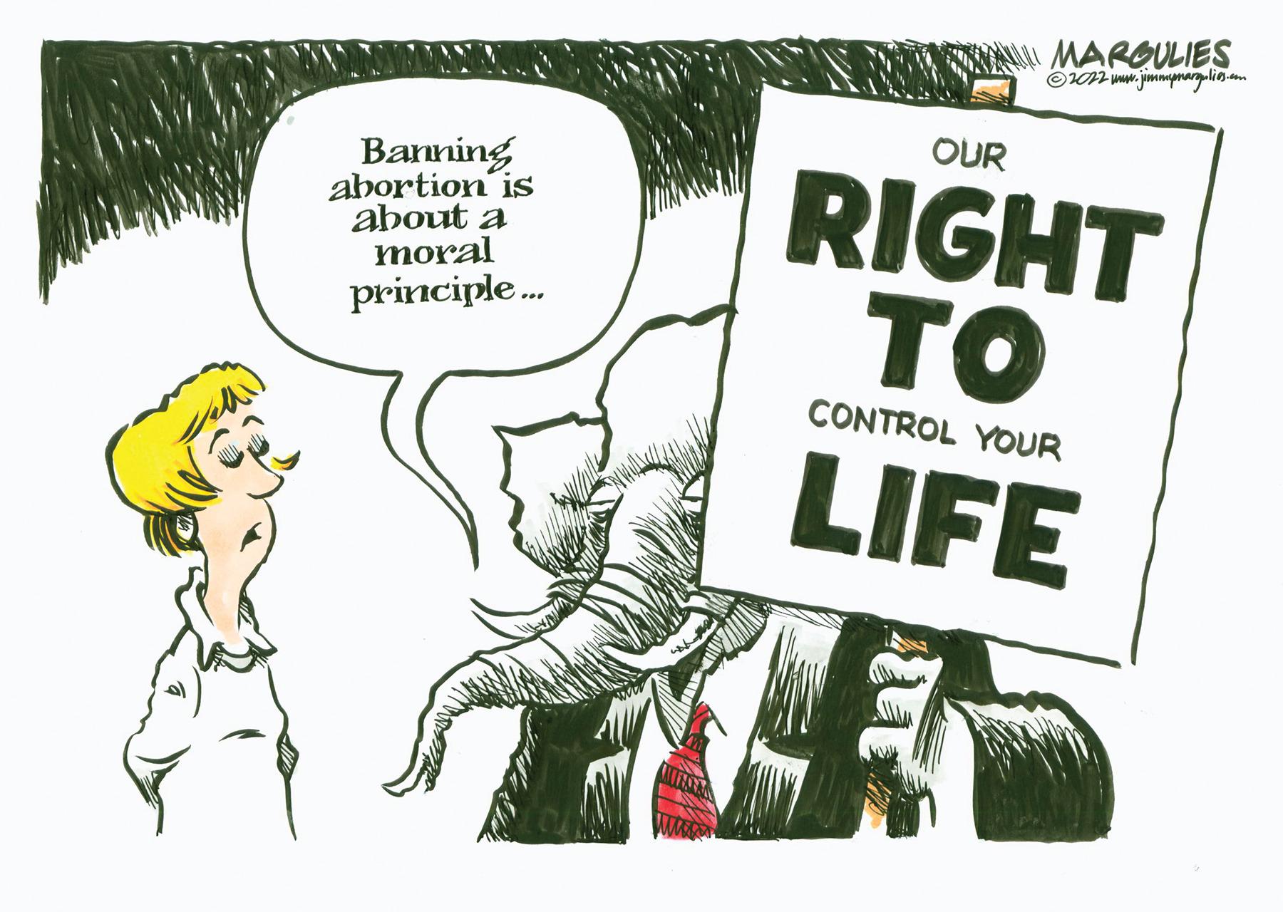 Event OCR: NMARGULIES OUR Banning abortion is about a moral RIGHT TO principle. CONTROL YOUR LIFE NMARGULIES OUR Banning abortion is about a moral RIGHT TO principle. CONTROL YOUR LIFE